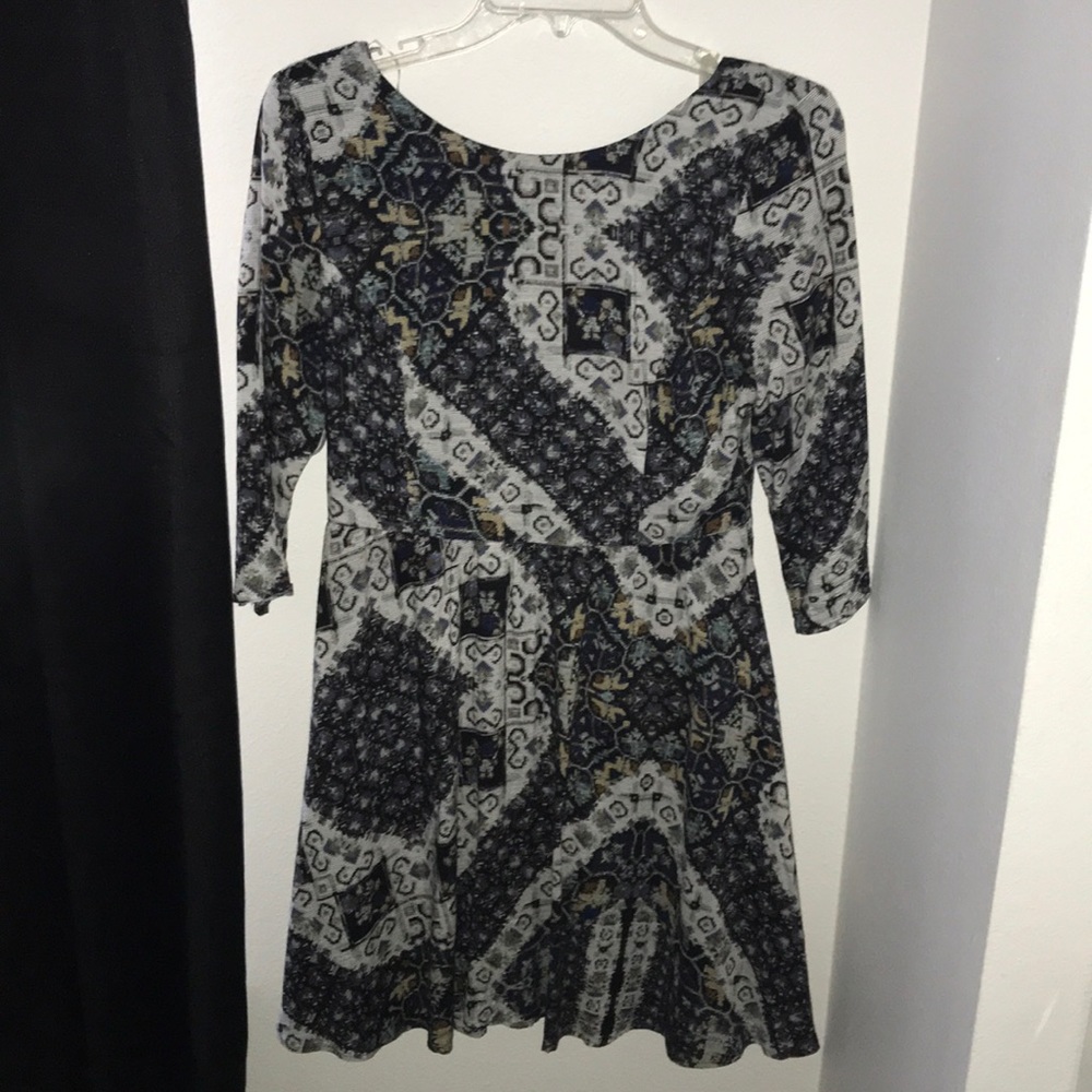 Lush geometric dress